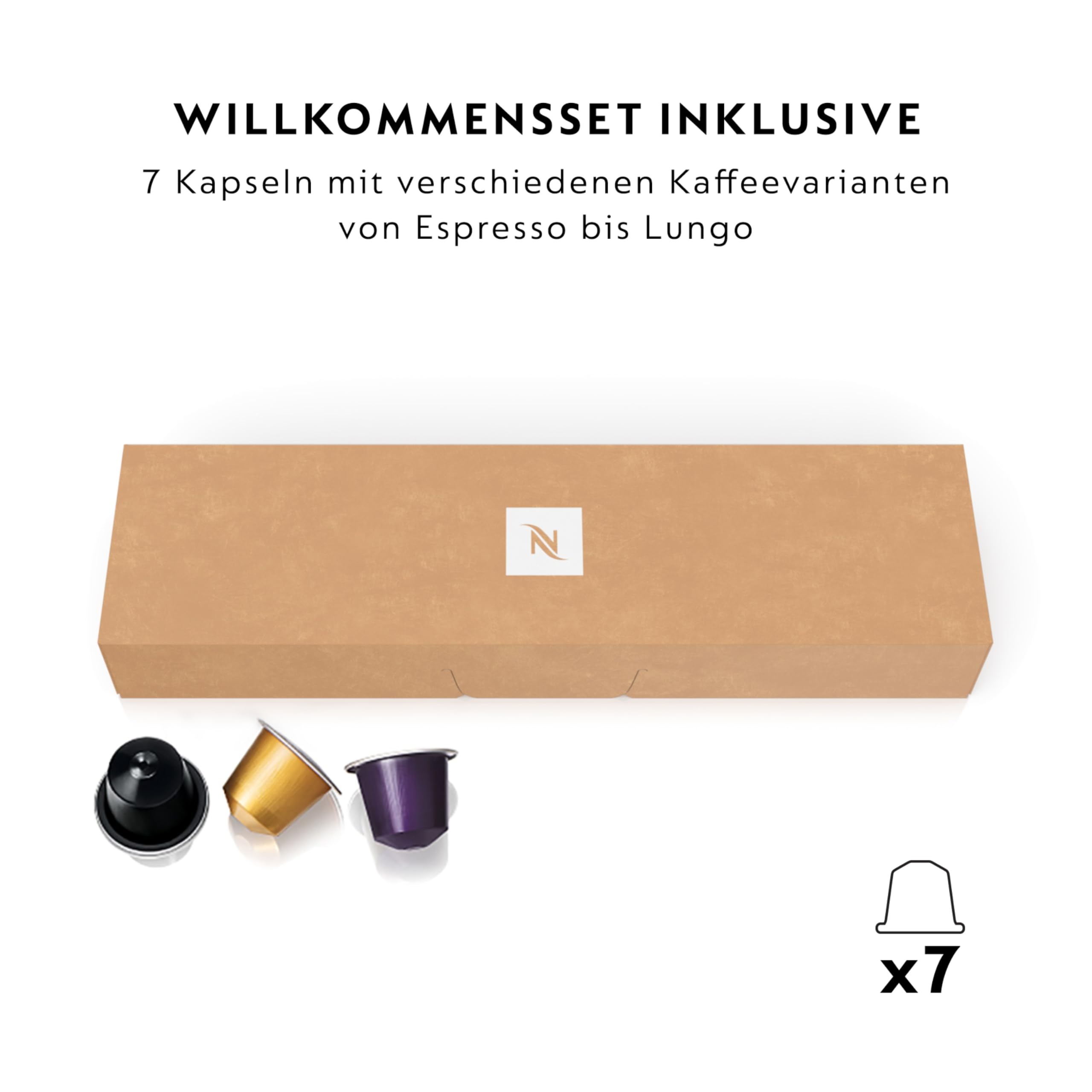 Essenza Mini EN85.B – Kapselmaschine, 19 Bar, Schwarz