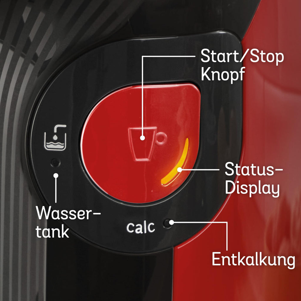 Tassimo Style TAS1103 – Kapselmaschine, über 70 Getränke, INTELLIBREW™, 1400W, Rot