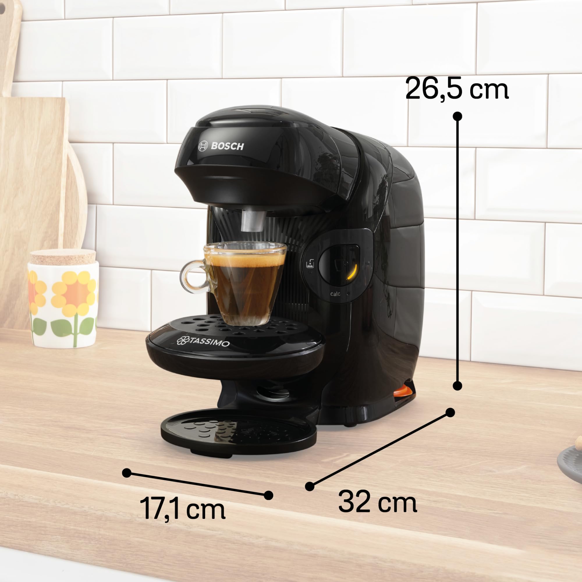 Tassimo Style TAS1102 – Kapselmaschine, über 70 Getränke, INTELLIBREW™, 1400W, Schwarz
