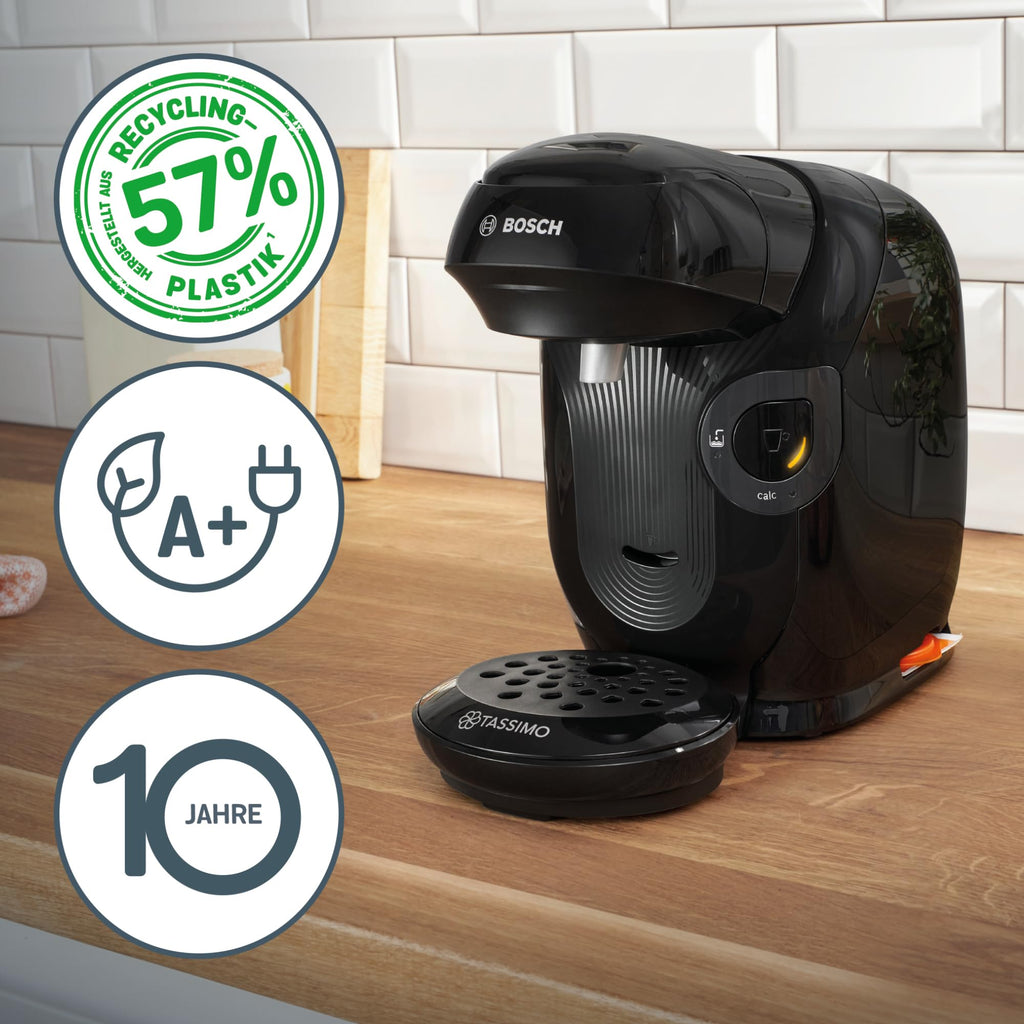 Tassimo Style TAS1102 – Kapselmaschine, über 70 Getränke, INTELLIBREW™, 1400W, Schwarz